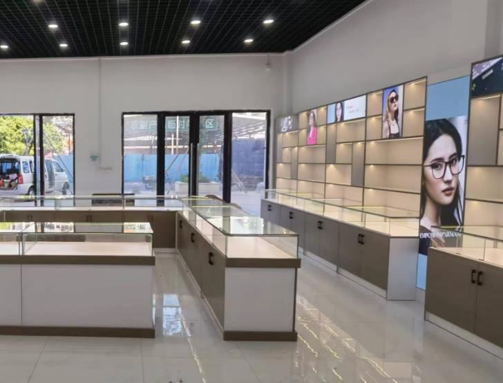 眼镜店玻璃展示柜 眼镜店玻璃展示柜